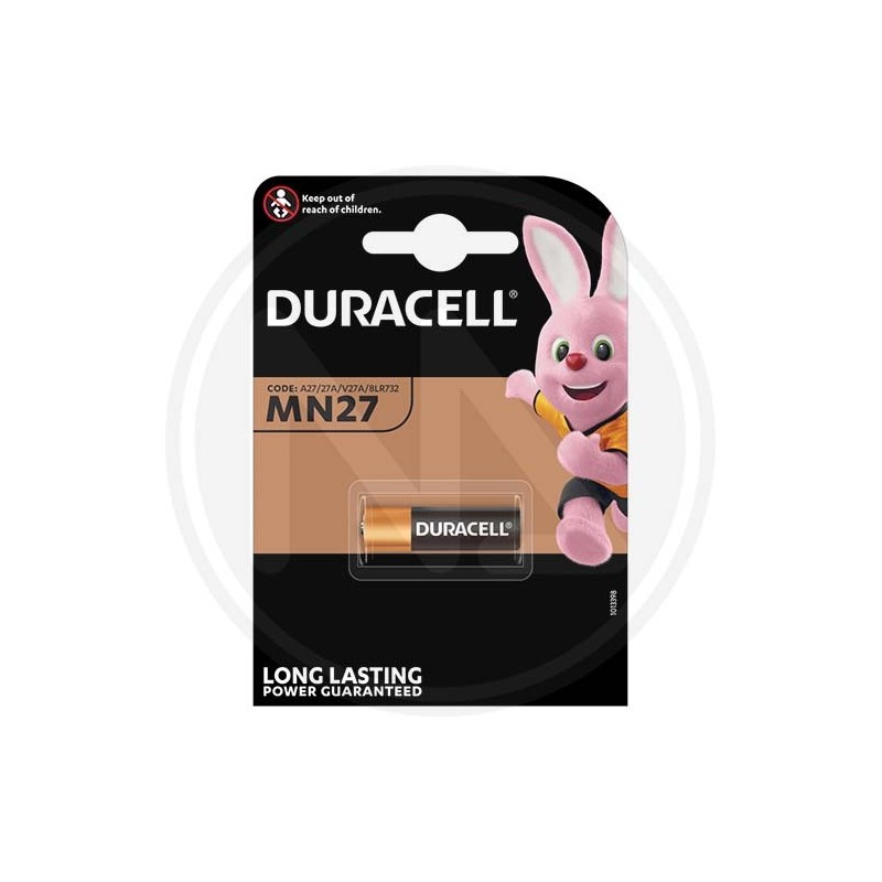 Special alkaline batterY "MN27" DURACELL