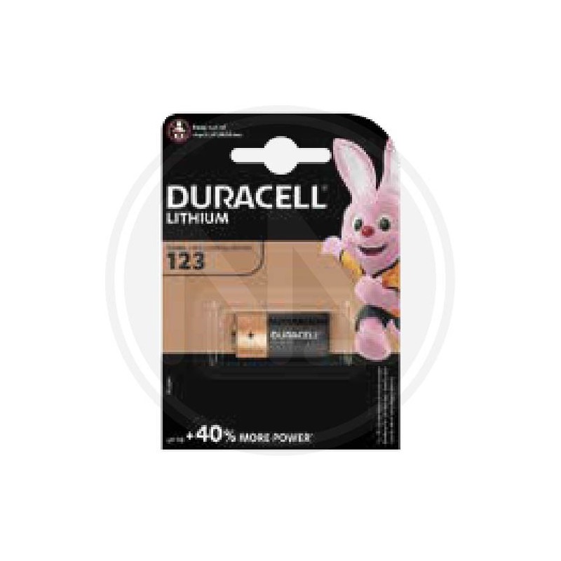 batteria litio per fotocamere "123" duracell ultra photo