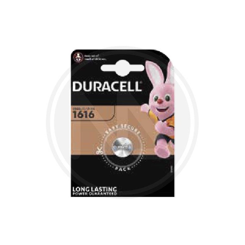 batteria litio minimicro piatta CR1616 duracell electronics