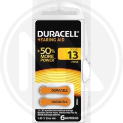 BATTERIE PER APPARECCHI ACUSTICI "EASY TAB13 ARANCIO" DURACELL