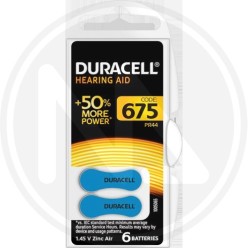 BATTERIE PER APPARECCHI ACUSTICI "EASY TAB675 BLU'" DURACELL