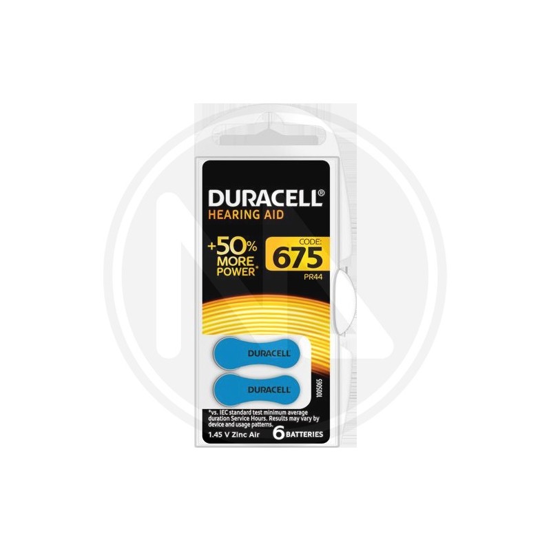 BATTERIE PER APPARECCHI ACUSTICI "EASY TAB675 BLU'" DURACELL
