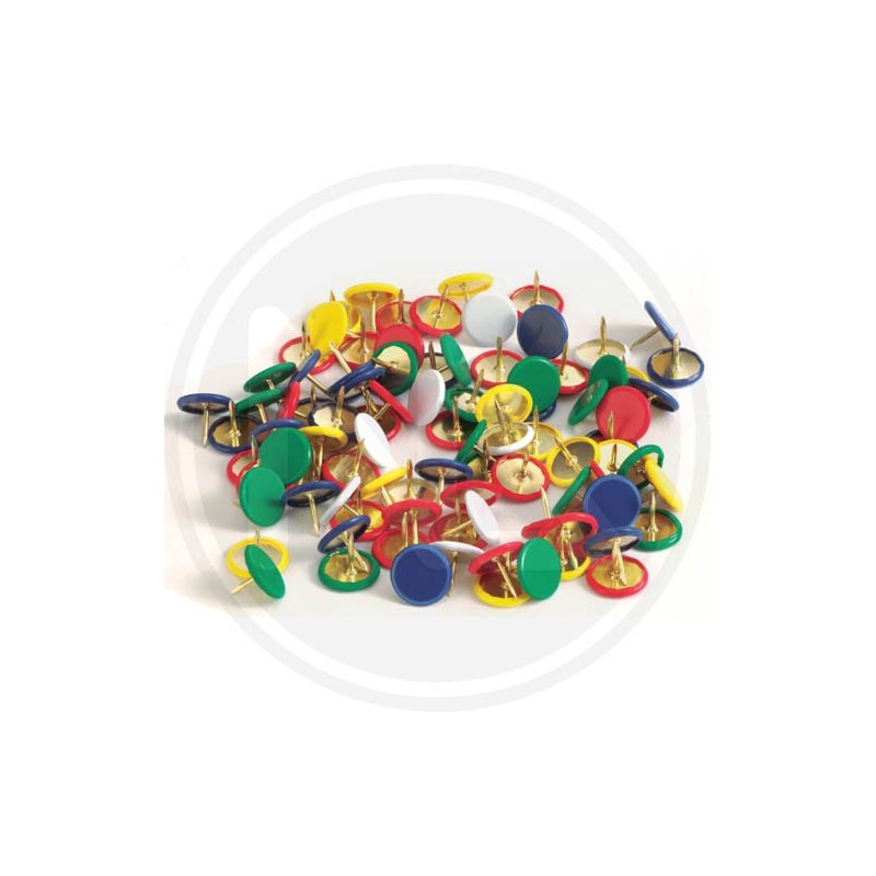 COLORED drawing pins "ONE PRICE" MAURER COLORED drawing pins "ONE PRICE" MAURER