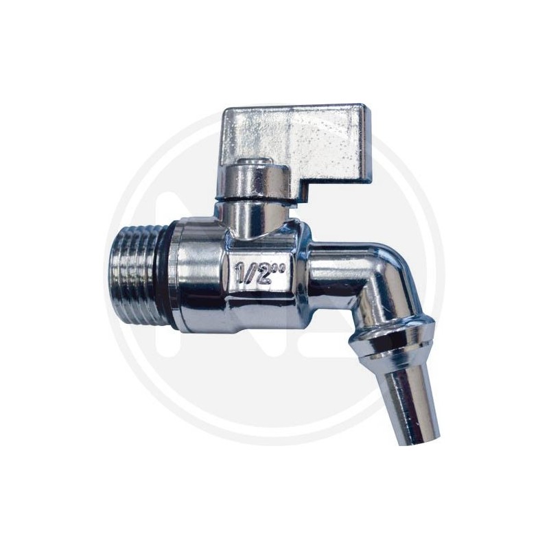 GLOSSY CHROMED TAP FOR OIL DRUM ART. 932
