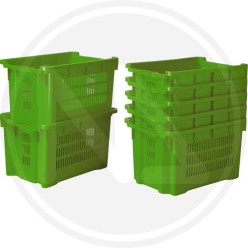 SEMI-PERFORATED PVC FRUIT HARVESTING BOX