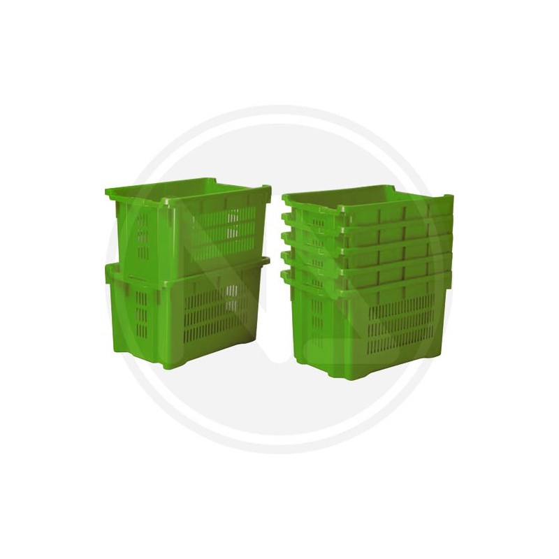 SEMI-PERFORATED PVC FRUIT HARVESTING BOX