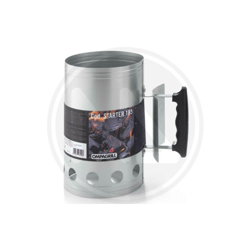 Charcoal lighter in aluminized steel "starter 185"