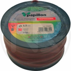 square nylon cutting line for brush cutters "professional" papillon
