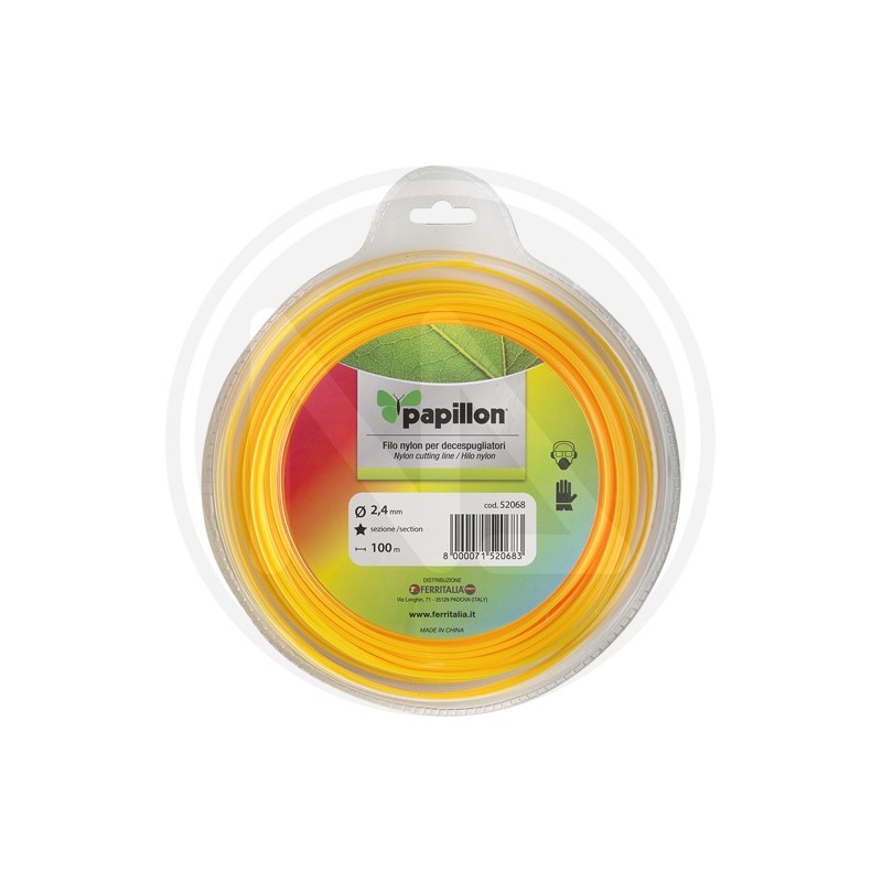 FILO NYLON a stella PER DECESPUGLIATORE papillon