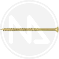 VITI GAZEBO AUTOPERFORANTI TX  ZINCATE GIALLE 6 MM. MAURER