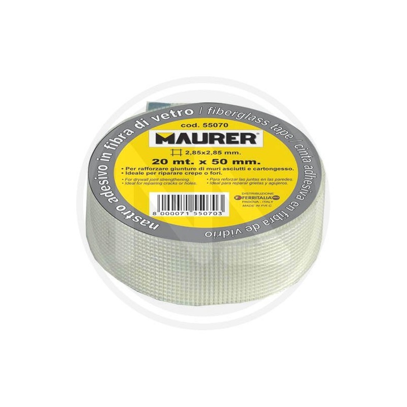 nastro adesivo per cartongesso in fibra maurer