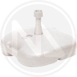 base per ombrellonE ABS BIANCO PAPILLON