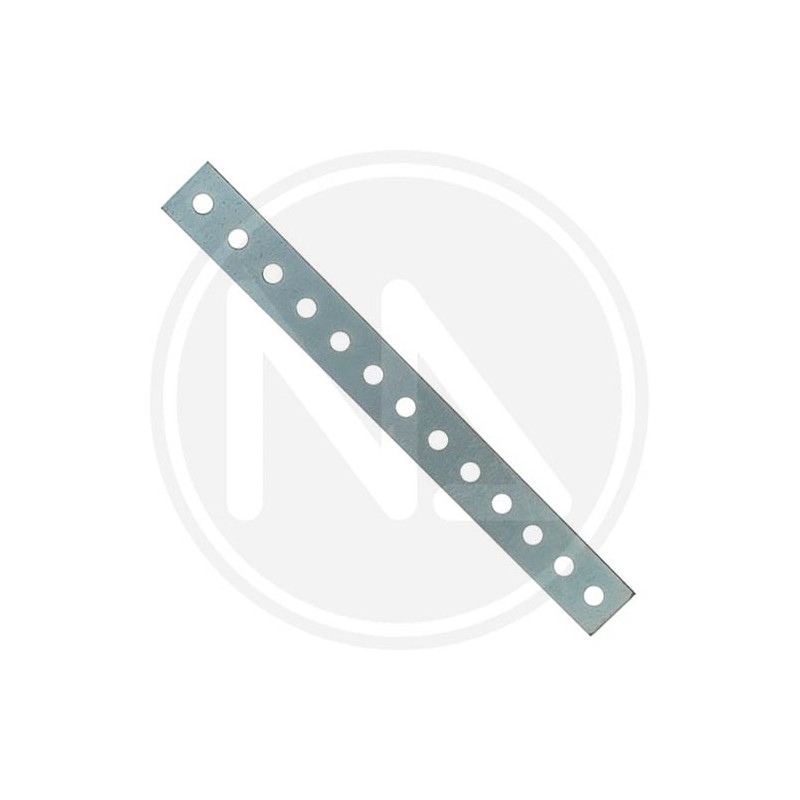 WHITE GALVANIZED STRAIGHT STRONG PLATE
