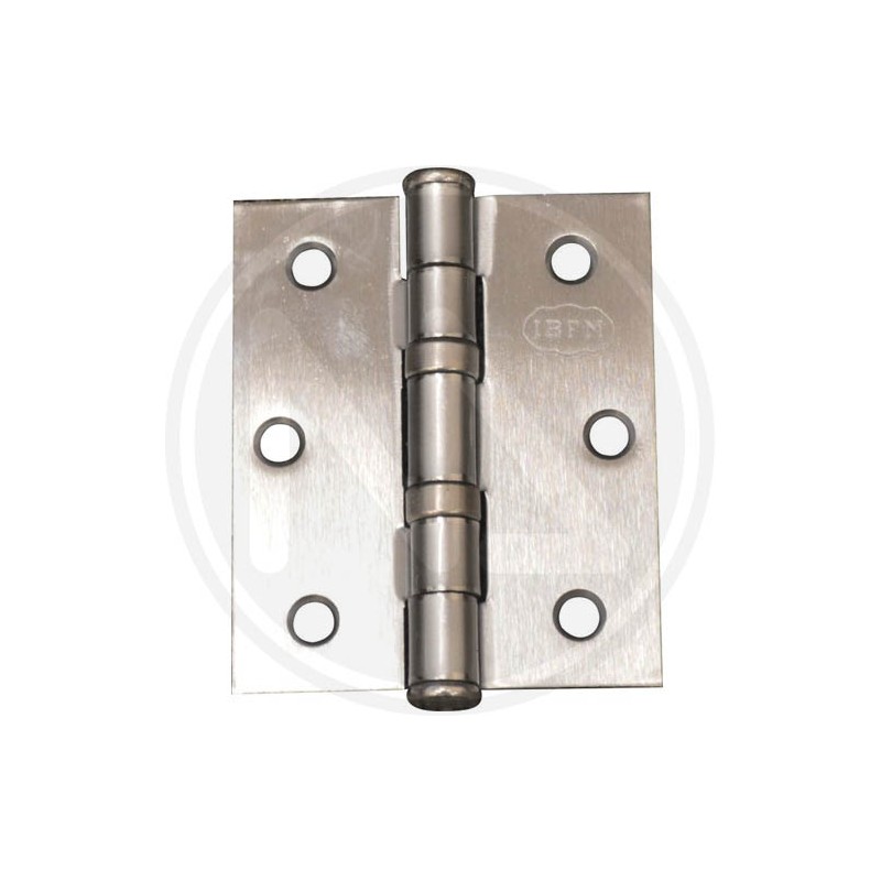 book shaped hinge for door with ball bearing CROMO GLAZED
