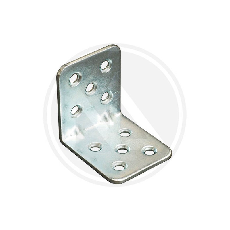 WHITE GALVANIZED RIBBED BENT PLATE FOR BEAMS L 40ZB