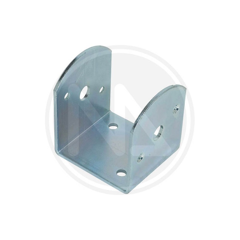WHITE GALVANIZED bracket FOR "U" BEAMS