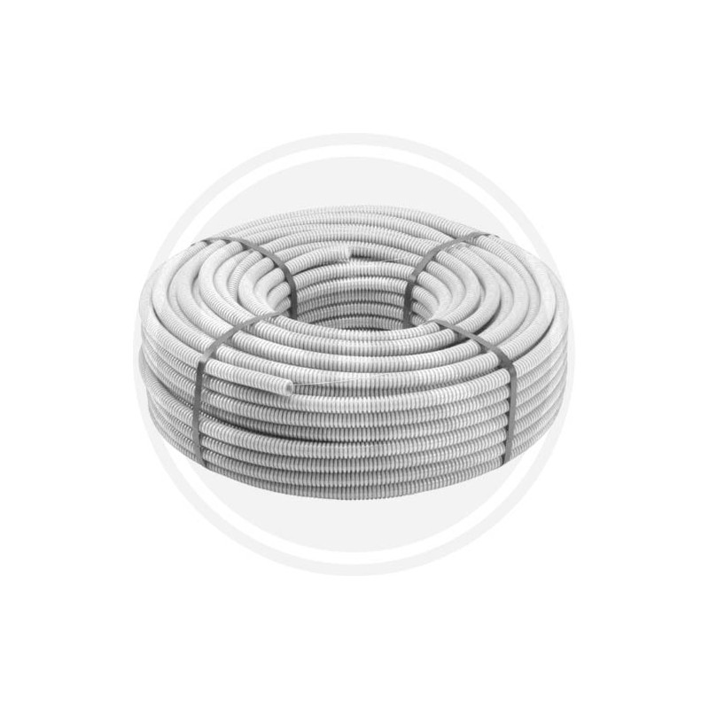 white pvc corrugate tube for electric cables