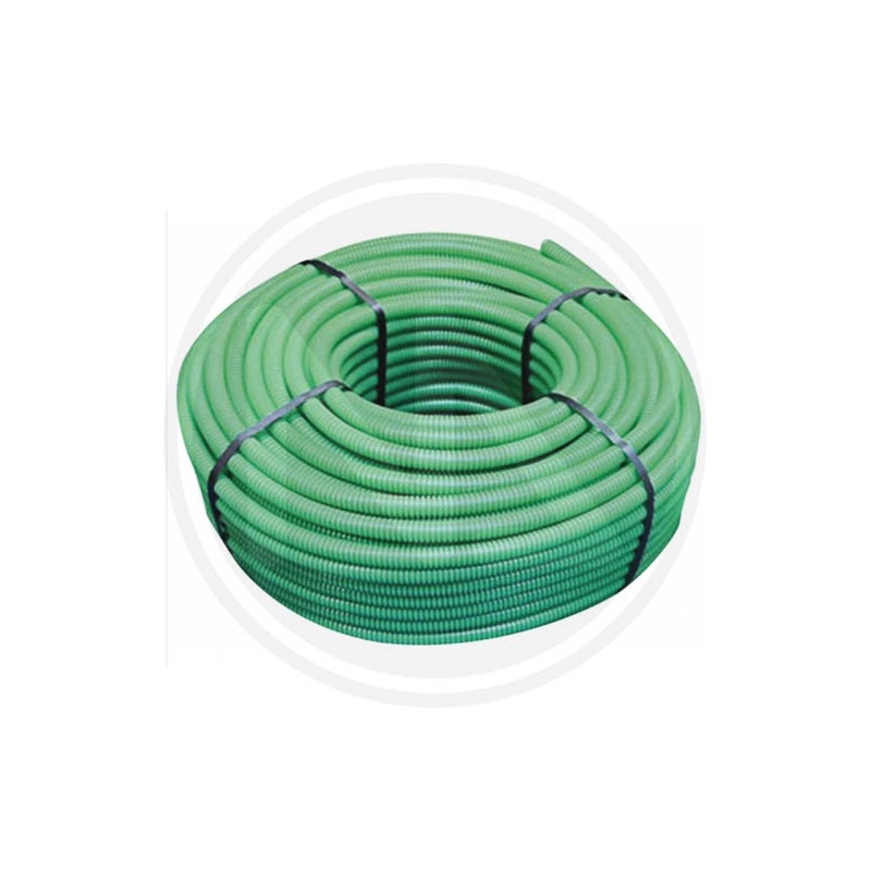 GREEN pvc corrugate tube for electric cables