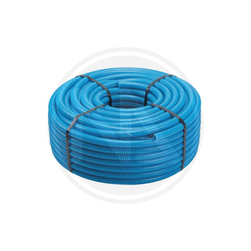 BLUE pvc corrugate tube for electric cables