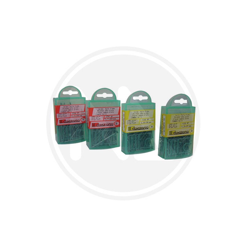 iron nails flat head "bricoline"-cavatorta