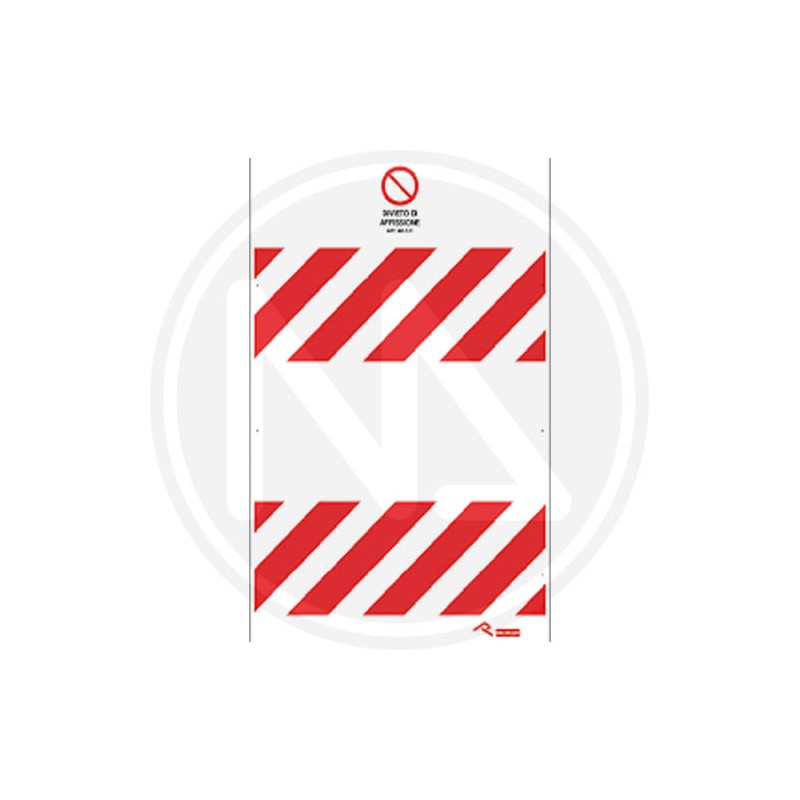 CONSTRUCTION SITE FENCE PANEL "NO POSTING"