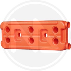 HIGH VISIBILITY PVC BASE FOR FENCE