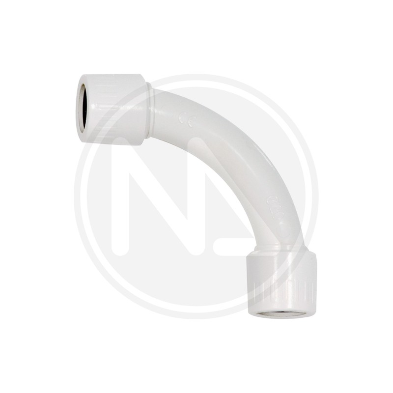 CONNECTION FOR RIGID HOLE ANGLE 90° FOR ELECTRIC CABLE HOLE/HOLE