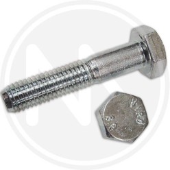 zincplated steel class 8-8 bolts hex head 20 mm FIN. PARZ.*