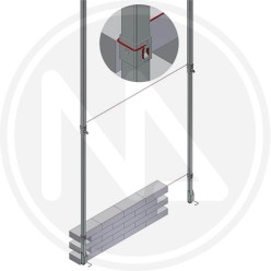 Spring-loaded rulers with pedal