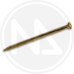 brassplated steel nails for "X" hooks