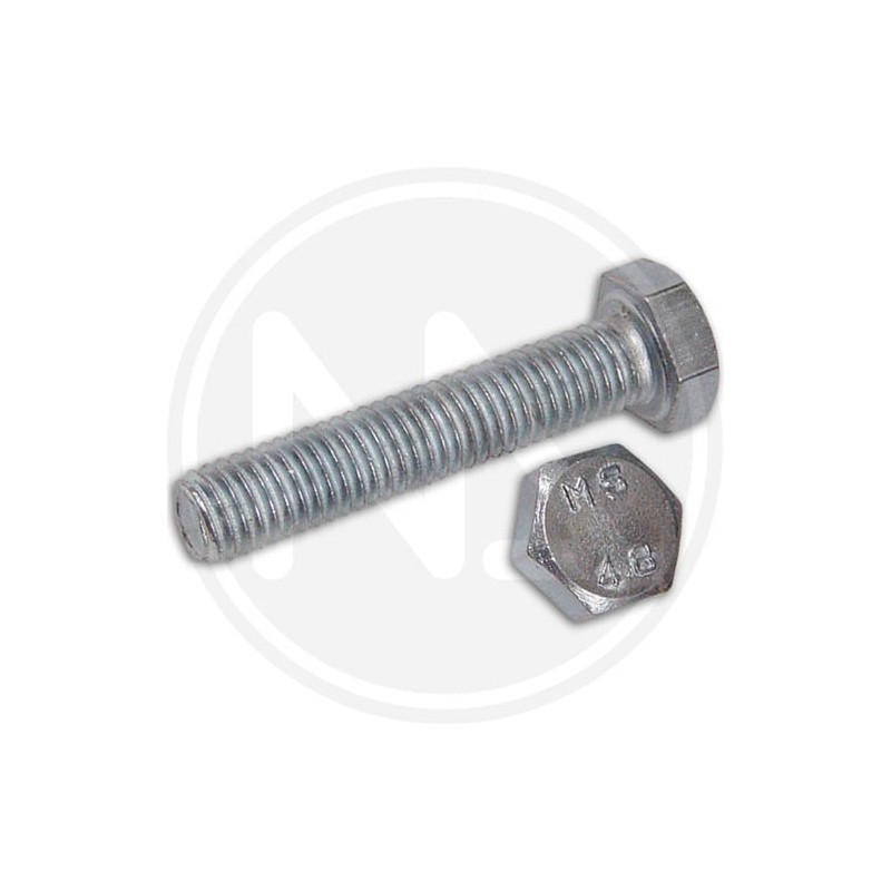 zincplated metal screws class 4-8 hex head 6 mm*