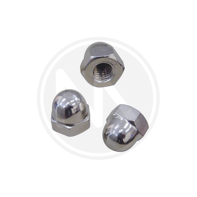 zincplated cap nuts