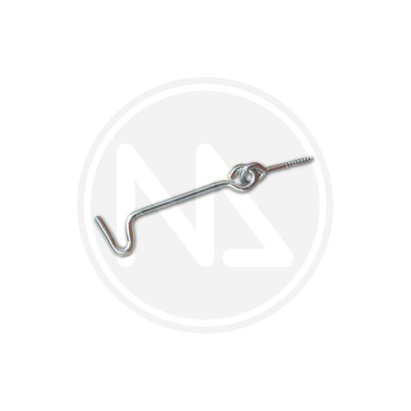 ZINCPLATED Doortoppers screw hook