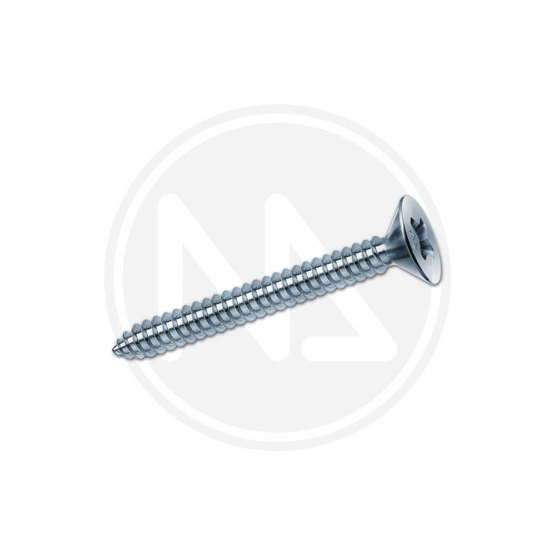 ZINCPLATED SFTAPPING metal screws CR FLAT HEAD 2,9 mm Drillex
