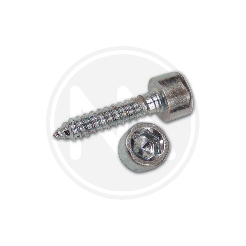 zincplated sftapping metal screws hex head set