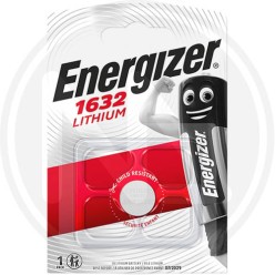 MINIMICRO FLAT LITHIUM BATTERIES "CR1632" ENERGIZER