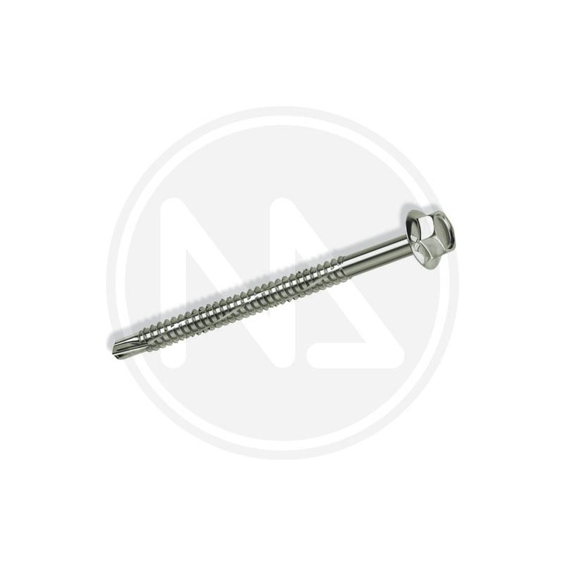 zincplated sfdrilling metal screws hex head 6,3 mm