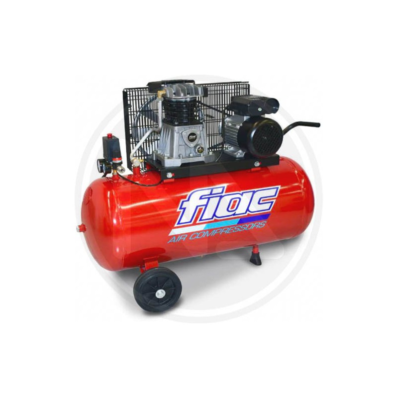 air compressor one phase 100 lt 3 hp mobile fiac