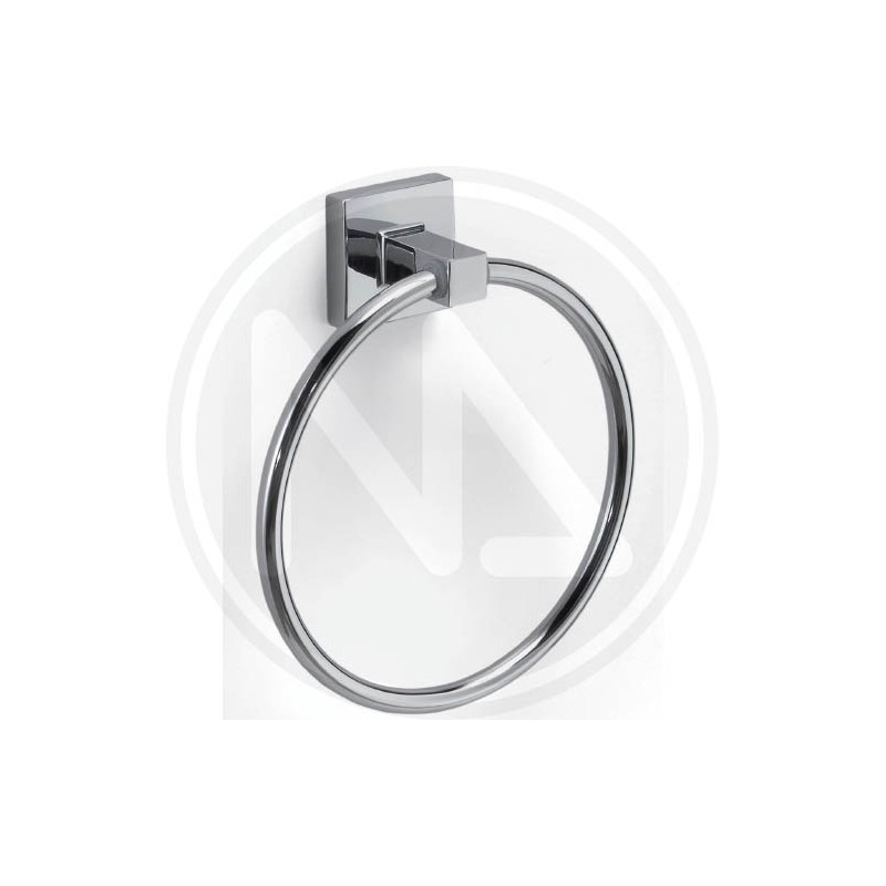 PORTA SALVIETTE ad anello CROMATO "OLIMPO" GEDY