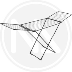 STENDIBIANCHERIA A CAVALLETTO IN ACCIAIO "FUJI ONYX" METALTEX