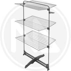 VERTICAL STEEL DRYING RACK "STORM ONYX" METALTEX