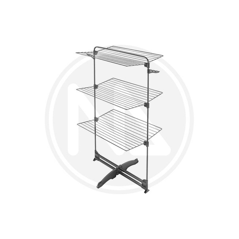 VERTICAL STEEL DRYING RACK "STORM ONYX" METALTEX