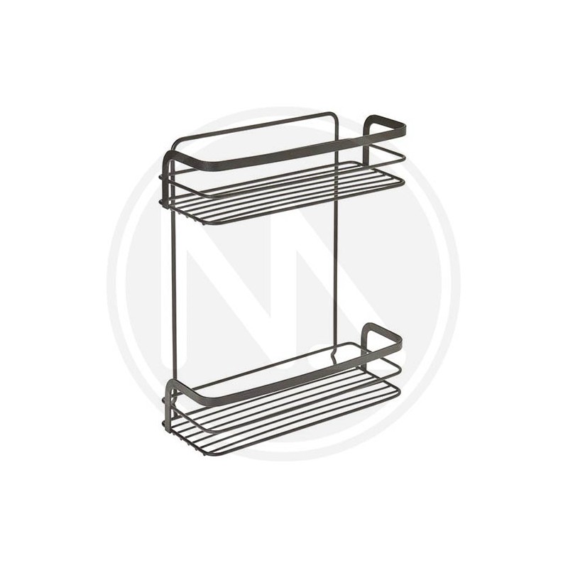 2-SHELF BASKET "ORIGIN LAVA" METALTEX