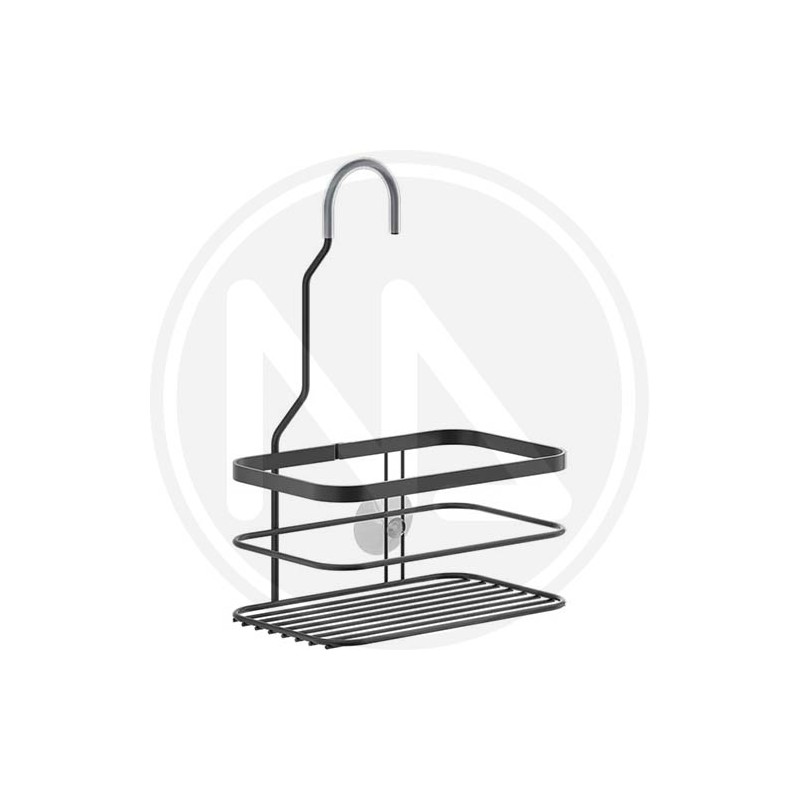 SHOWER SUPPORT with HOOK 1 level "ORIGIN LAVA" METALTEX