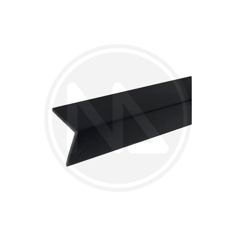 "ANGULAR" BLACK PVC PROFILE