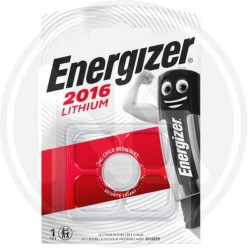 BATTERIE LITHIUM MINIMICRO PIATTA "CR2016" ENERGIZER