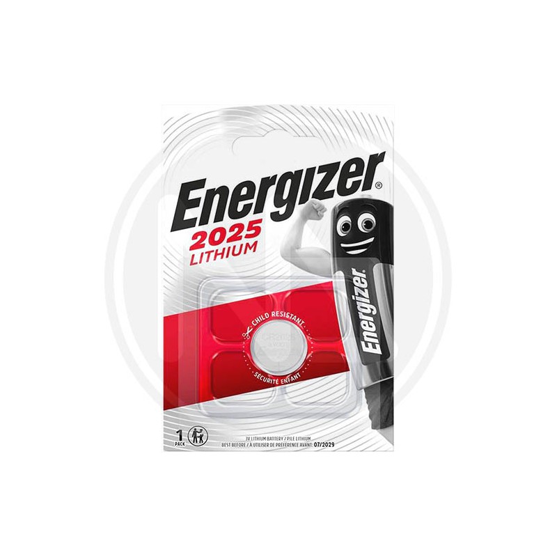 BATTERIE LITHIUM MINIMICRO PIATTA "CR2025" ENERGIZER