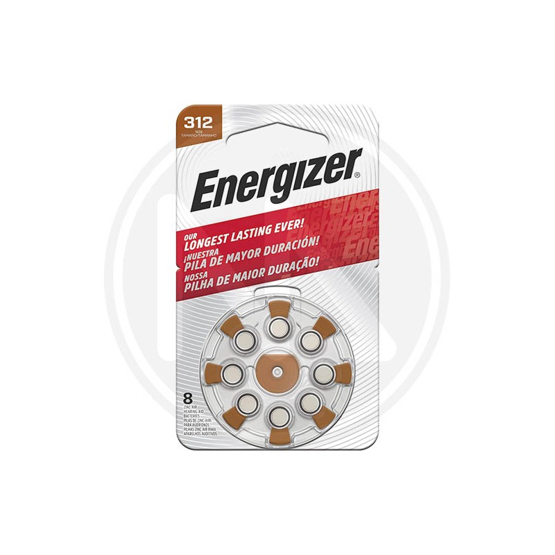 BATTERIE ACUSTICA MARRONE "A312" ENERGIZER