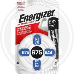 BATTERIE ACUSTICA BLU "A675" ENERGIZER