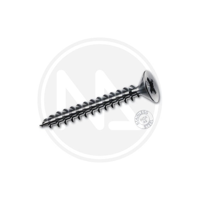 CHIPBOARD SCREWS for wood TSP CR INOX 3 mm.